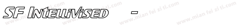 SF Intellivised 常规字体转换